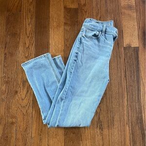 American Eagle Outfitters Light Blue Straight Leg Jeans